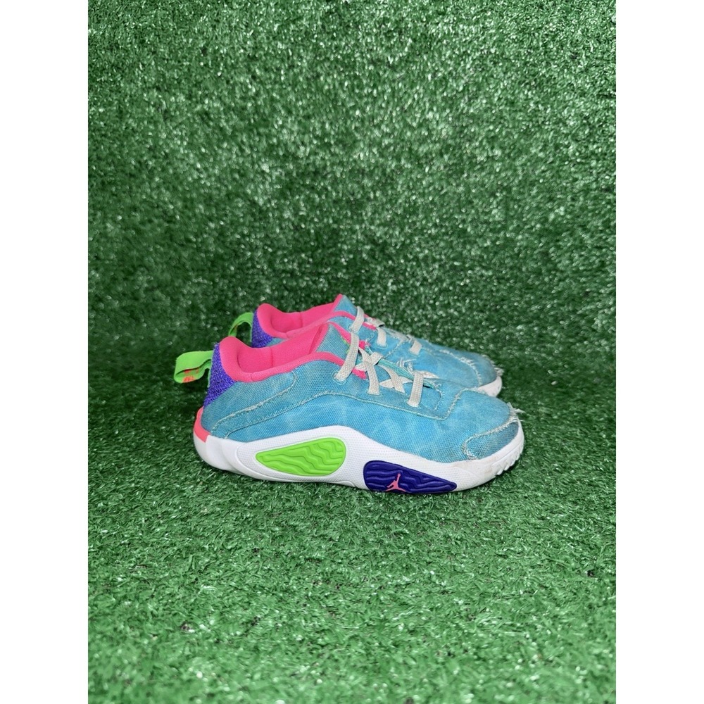 Nike Jordan Tatum 2 Wave Runner Toddler Kids Size 10C Blue Slip On Walking Shoes